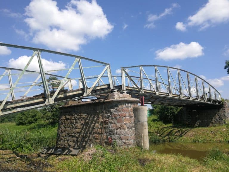 Rozbiórka mostu, Sępolop